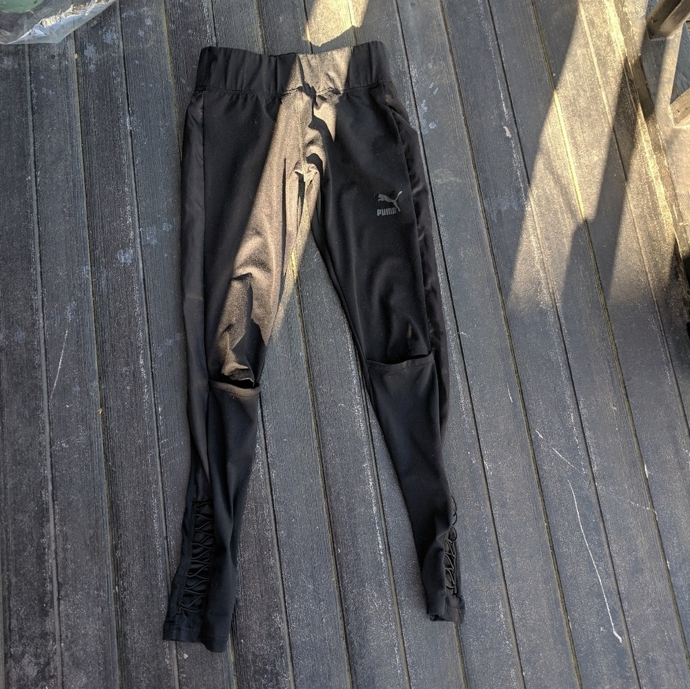 Puma Slit-Knee Lux Tuxedo Leggings - Picture 4 of 4